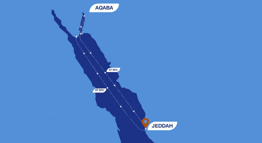 5 Days 4 Nights Cruise: Jeddah - Aqaba - Jeddah