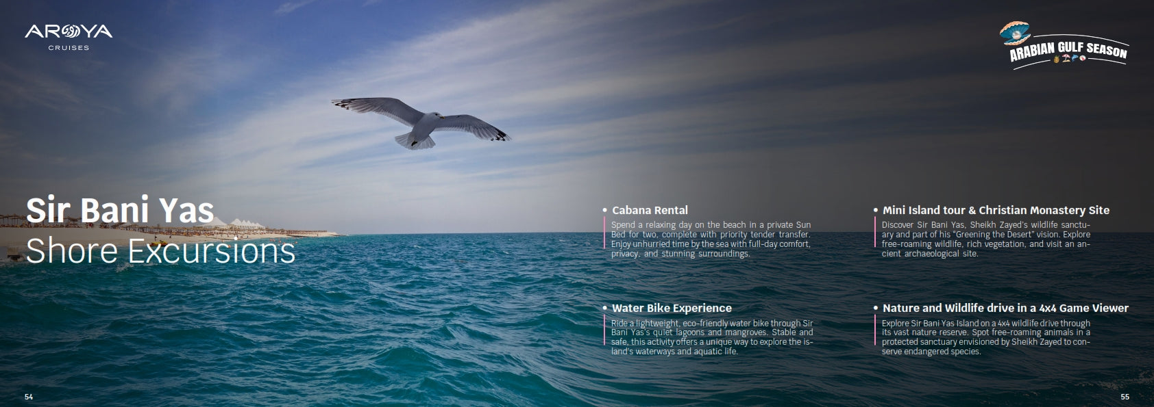 8 Days 7 Nights Cruise: Doha - Dammam - Dubai - Khasab - Abu Dhabi - Sir Bani Yas - Doha