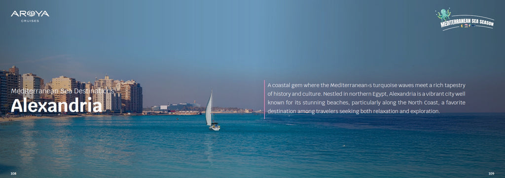 8 Days 7 Nights Cruise: Istanbul - Bodrum - Marmaris - Kaş - Alexandria - Istanbul