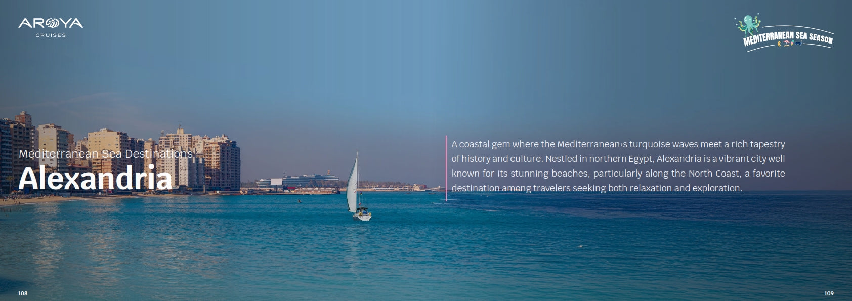 8 Days 7 Nights Cruise: Istanbul - Bodrum - Marmaris - Kaş - Alexandria - Istanbul