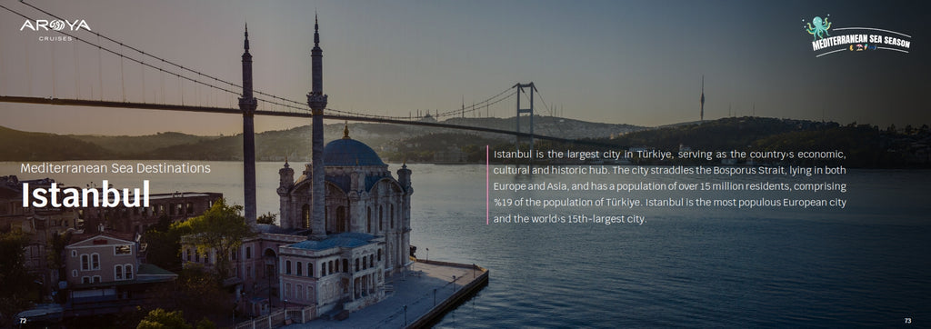 8 Days 7 Nights Cruise: Istanbul - Bodrum - Rhodes - Mykonos - Pireaus (Athens) - Istanbul